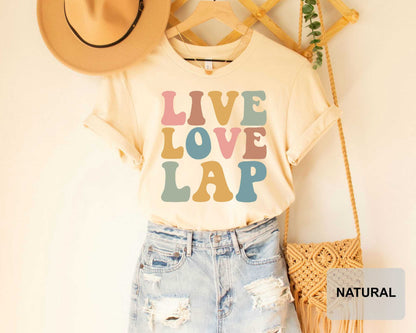 Live Love Lap Shirt Swimming Lover Swim Team Clothing Swimmer Shirt Gift for Swimming Coach Shirt