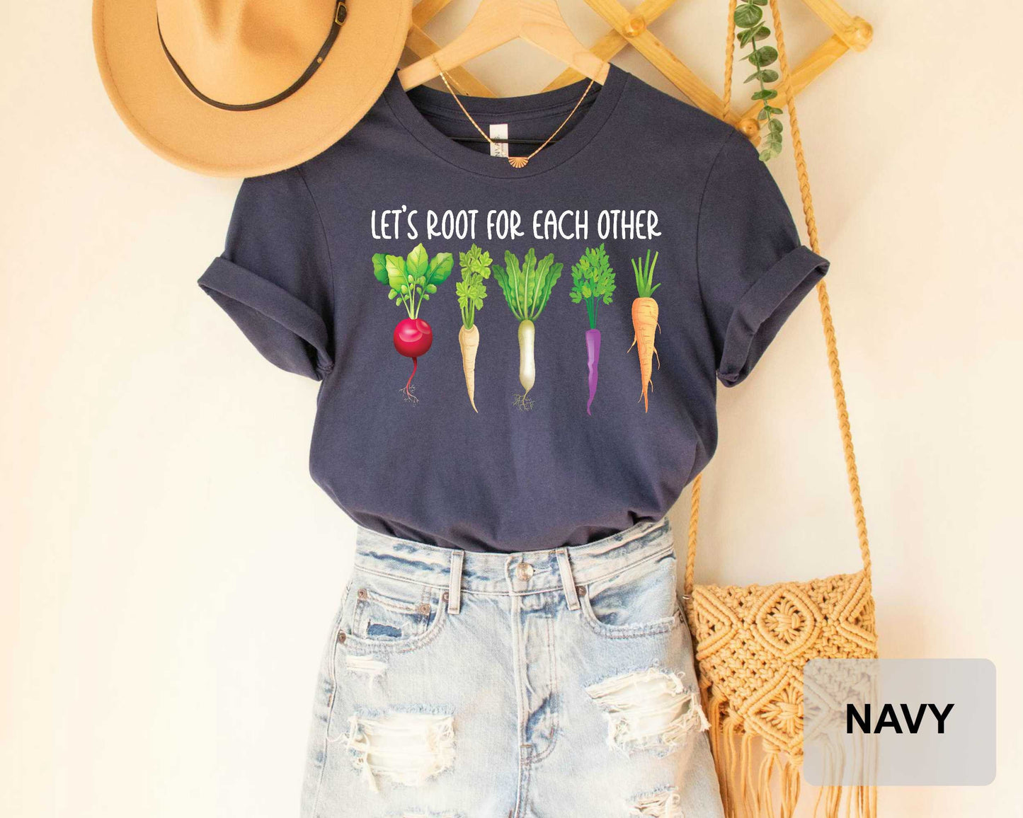 Let's Root For Each Other Shirt Funny Plant Shirt Vegetarian Gift Plant Lady Shirt Gardener Shirt