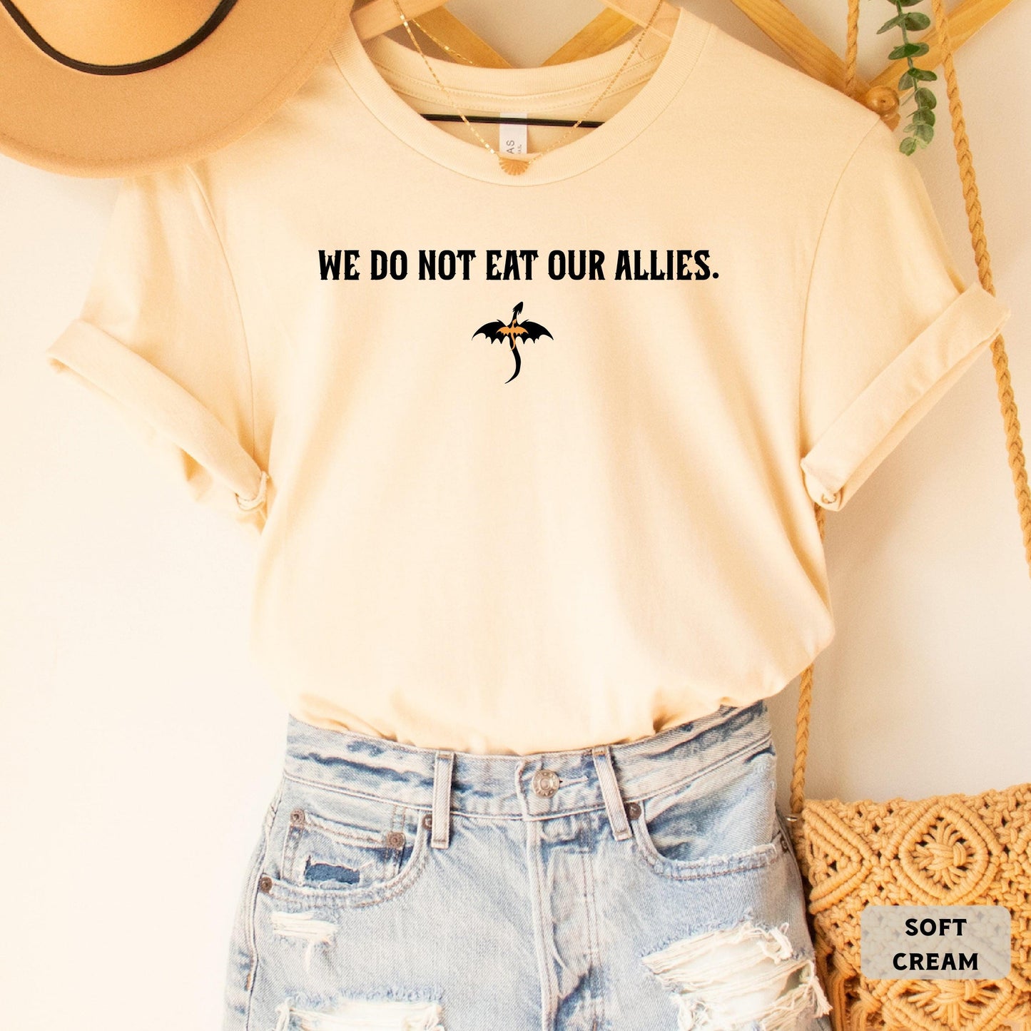 We Do Not Eat Our Allies Shirt Dragon Rider Shirt Basgiath War College Shirt Fourth Wing Shirt Book Lover Gift