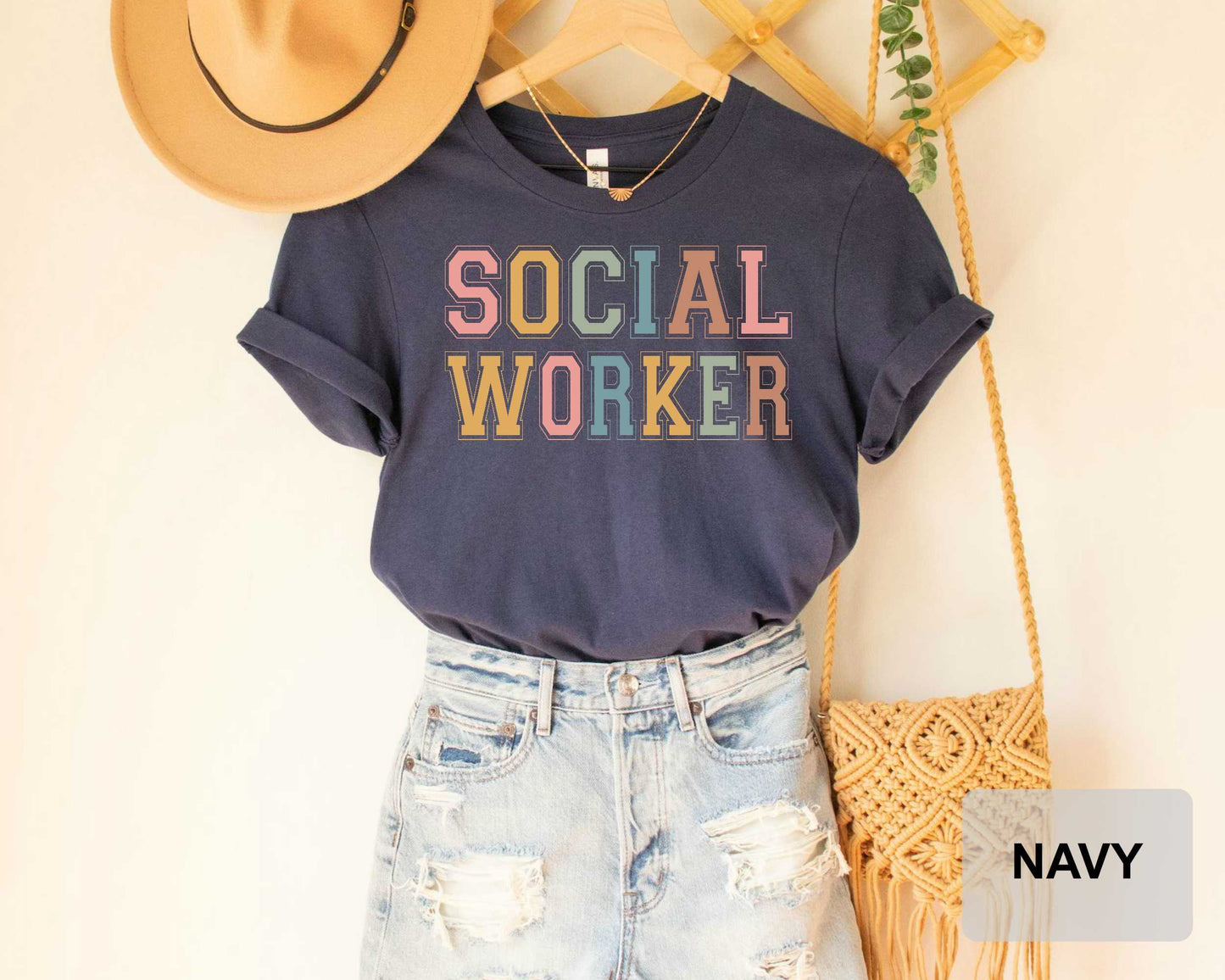 Social Worker Shirt LSW Gift Social Worker Appreciation LCSW MSW Shirt Caring Social Worker Shirt