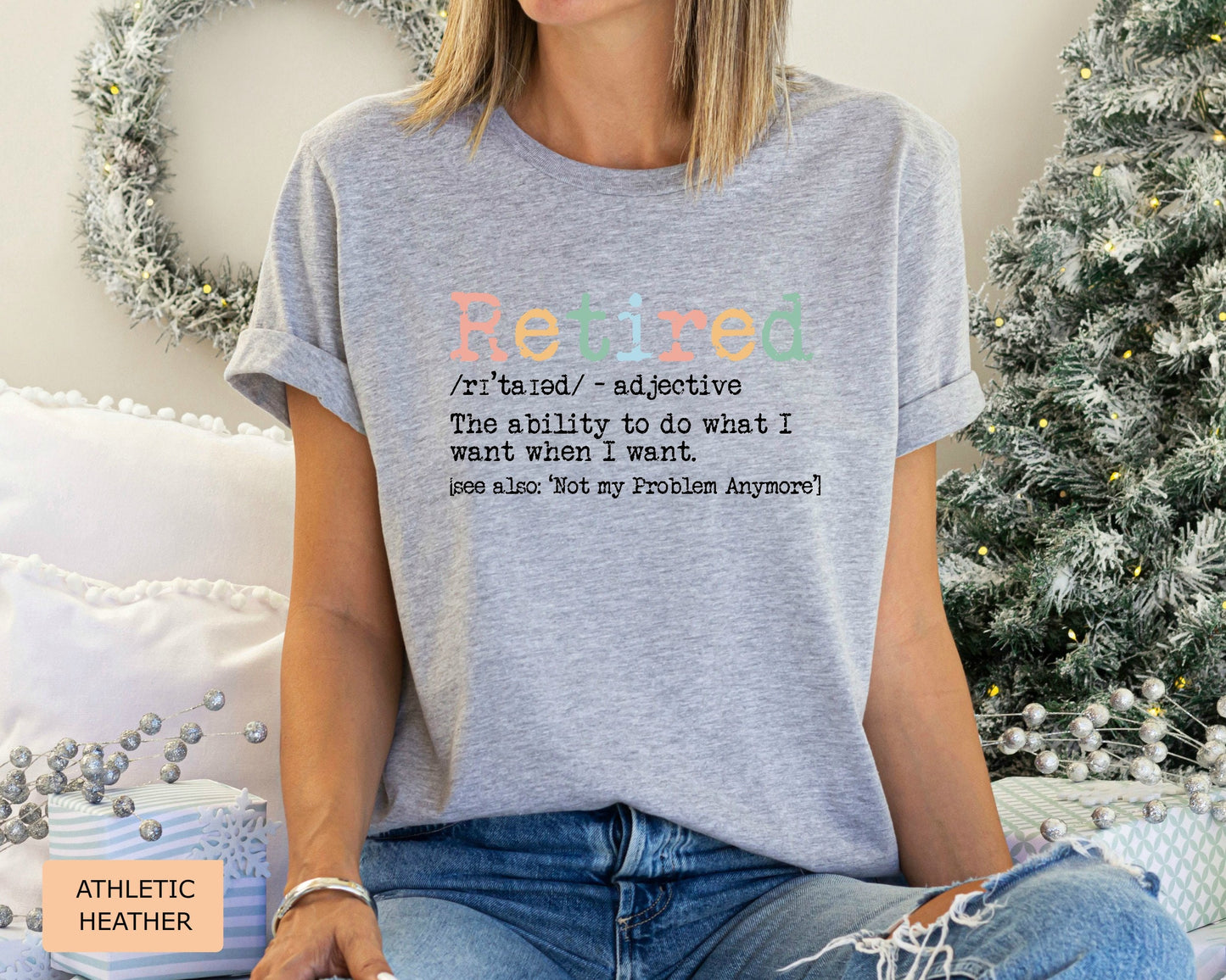 Retirement Definition Shirt Retired Mom Shirt Funny Grandma Shirt Happy Retirement Shirt
