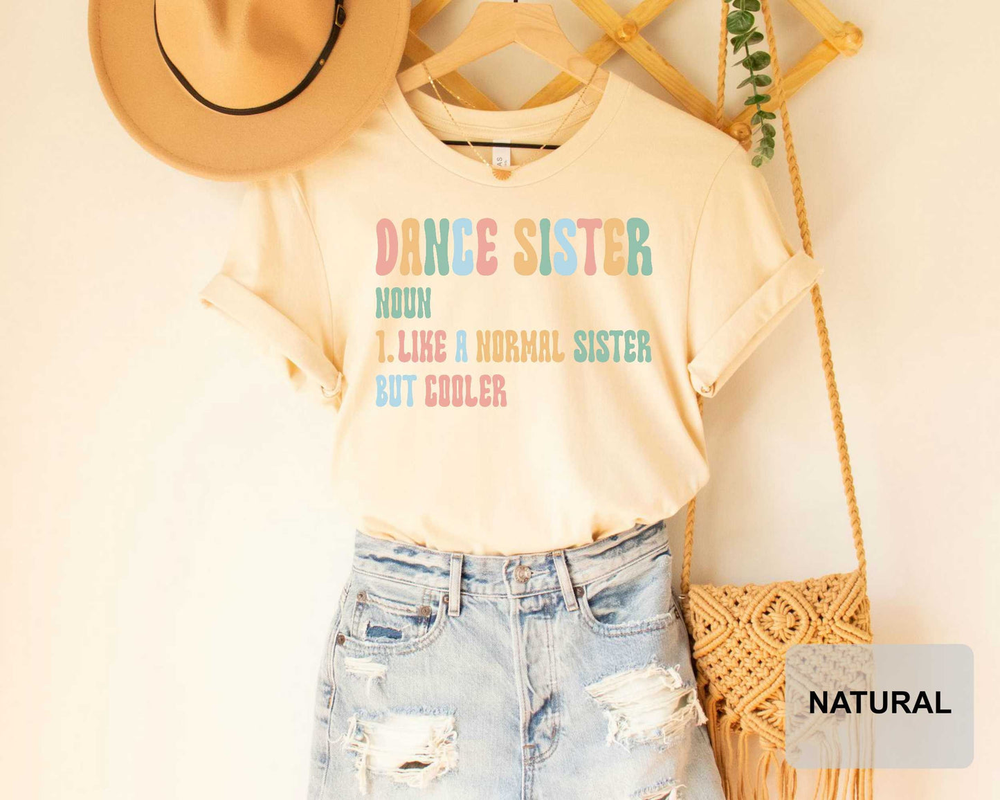 Dance Sister Shirt Dancer Gift for Women Ballet Dancer Shirt Dance Lover Shirt Dance Mom Shirt