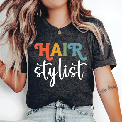 Cute Hair Stylist Shirt Shirt For Hairdresser Beautician Shirt Hair Hustler Shirt Cosmetology Shirt