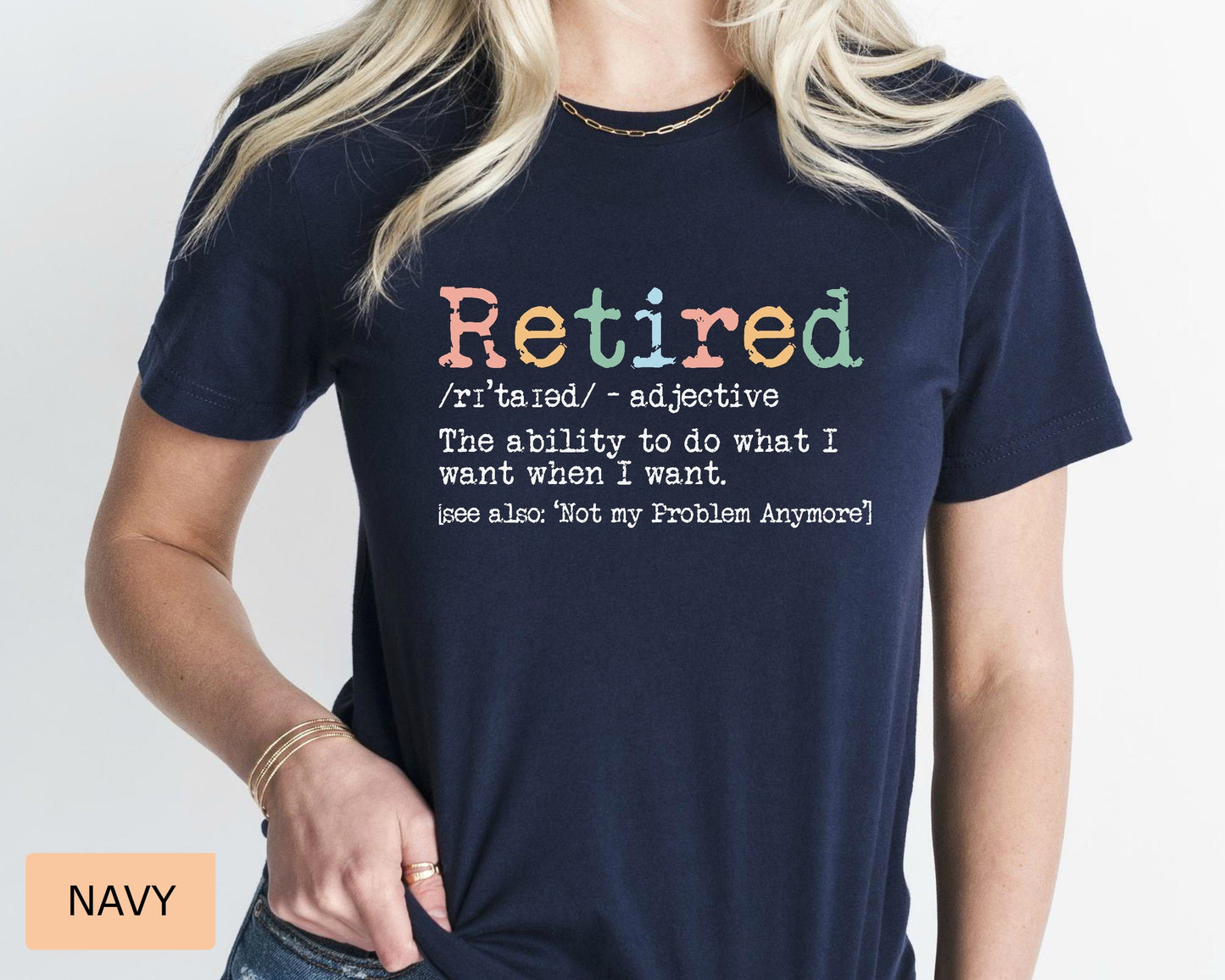 Retirement Definition Shirt Retired Mom Shirt Funny Grandma Shirt Happy Retirement Shirt