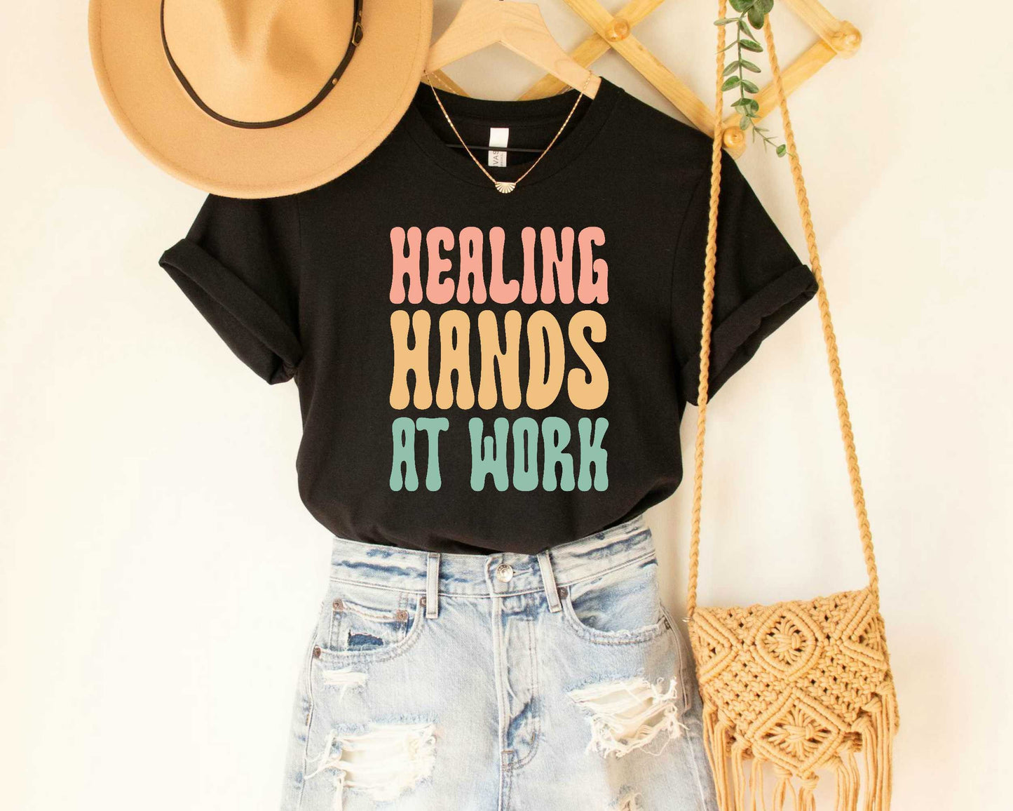 Reiki Energy Shirt Healing Hands At Work Shirt Celestial Shirt Reiki Healing Shirt