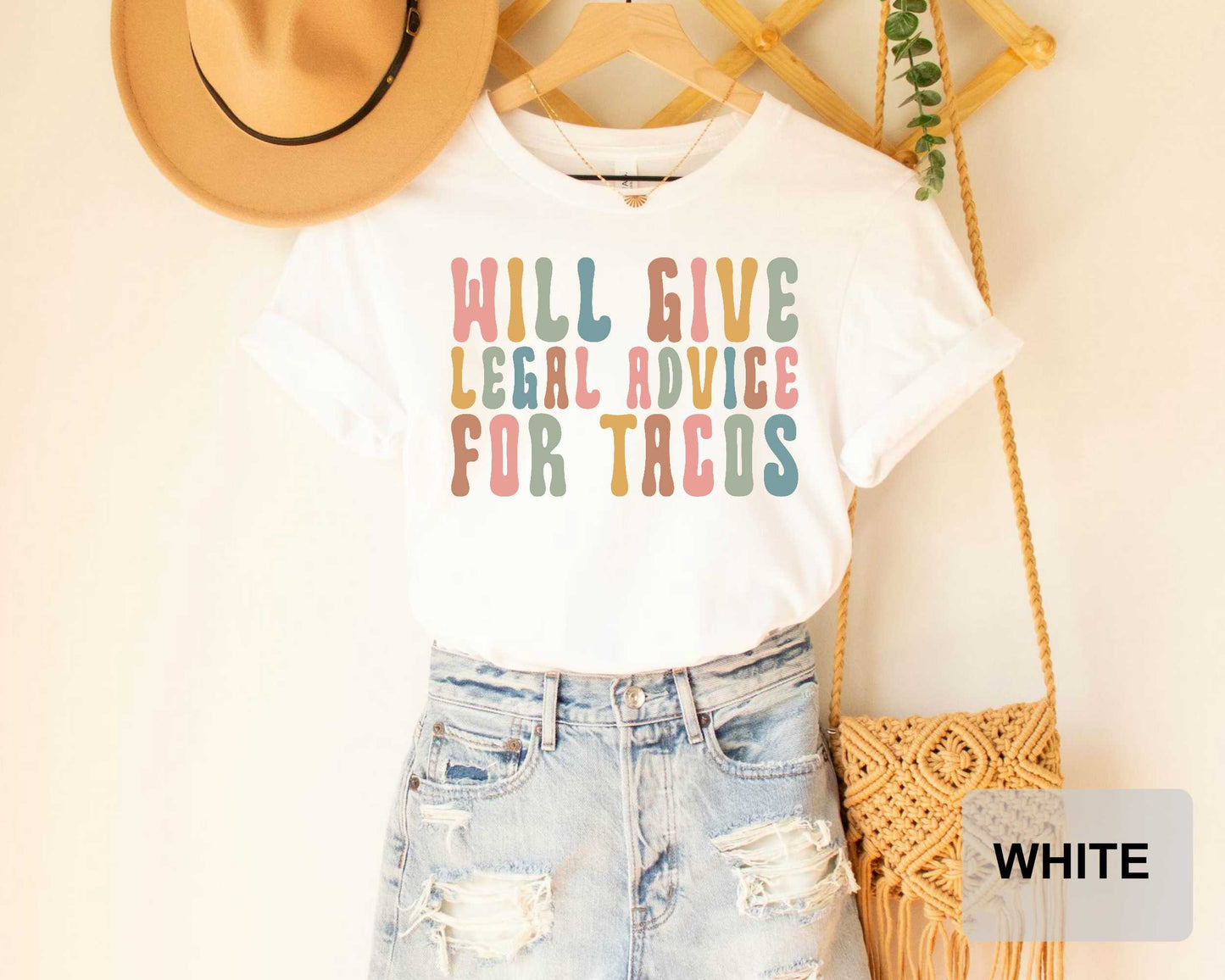 Will Give Legal Advice For Tacos Shirt Lawyer Shirt Law School Gift Law Student Gift Future Lawyer Law School Shirt