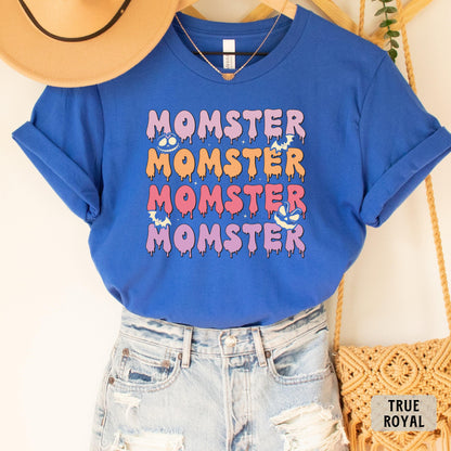 Momster Halloween Shirt Fall Shirt For Women Spooky Shirt Funny Halloween Shirt Pumpkin Shirt