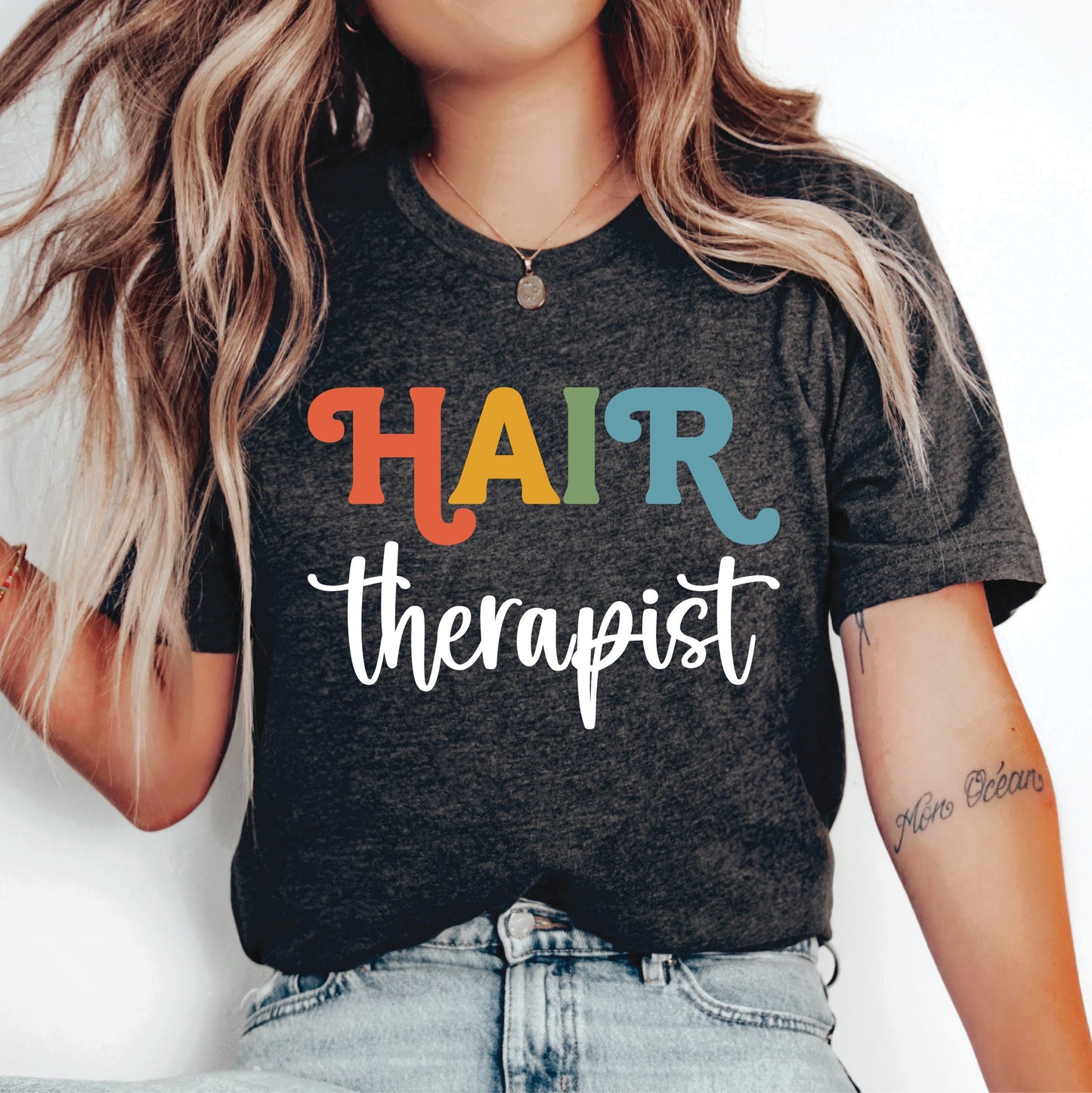 Hair Therapist Shirt Hair Dresser Shirt Gift For Salon Professional Beautician Shirt Licensed Hair Therapist Shirt