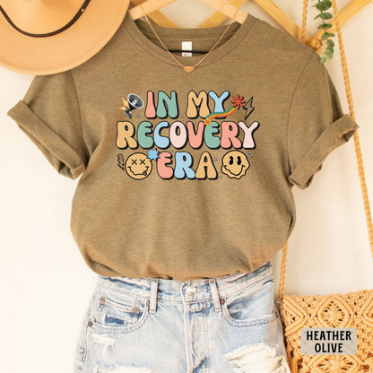 In My Recovery Era Shirt Sober Gift Addiction Counselor Shirt Soberversary Shirt Newly Recovered Shirt