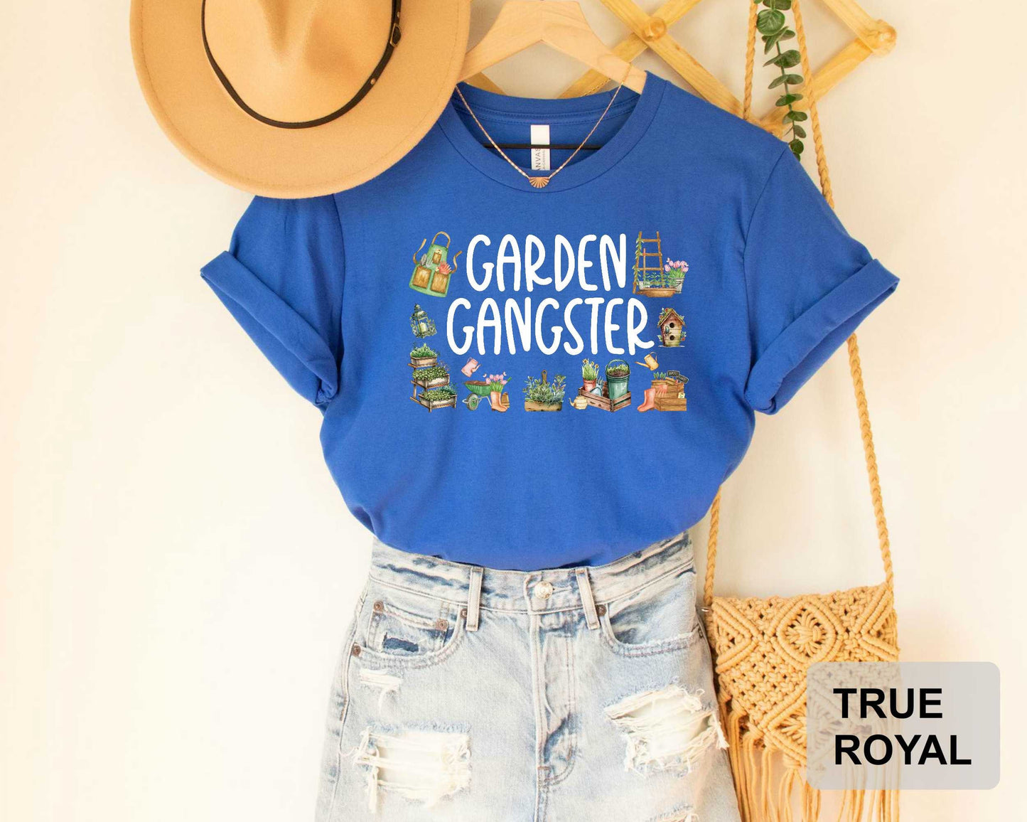 Garden Gangster Shirt Sarcastic Gardener Shirt Funny Plant Shirt for Women Plant Lady Gift Gardening Shirt