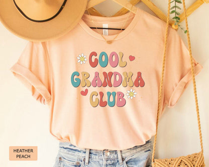 Cool Grandma Club Shirt Gift For New Grandmother Best Grandma Shirt Grandmother Shirt