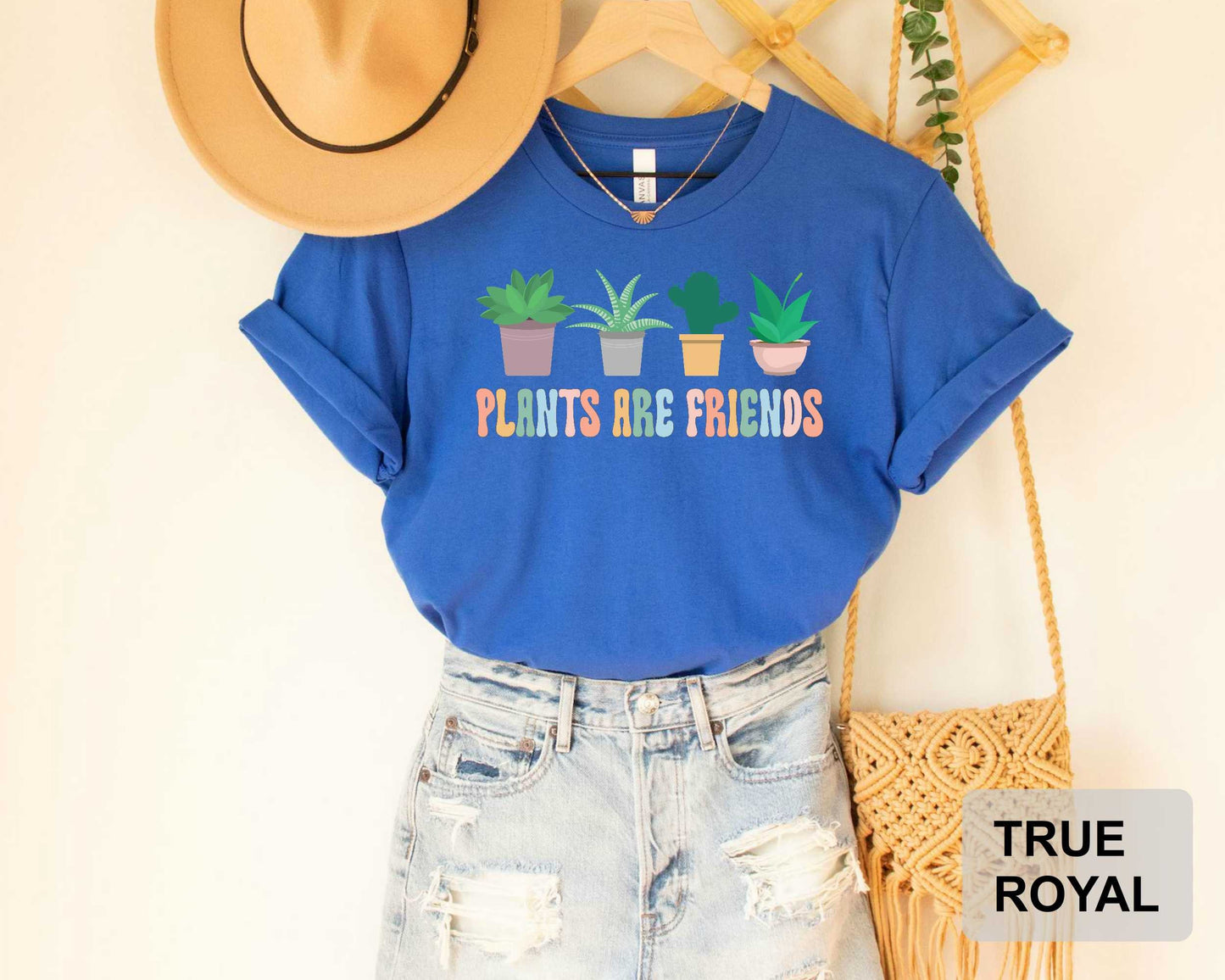 Plants Are Friends Shirt Plant Mom Shirt Botanical Shirt Plant Lover Houseplants Gardening Shirt