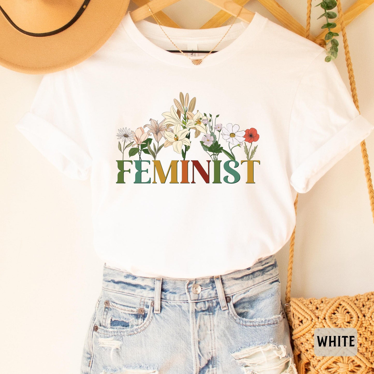 Floral Feminist Shirt Women Rights Shirt Feminist Gift Pro Choice Shirt Women Empowerment Shirt