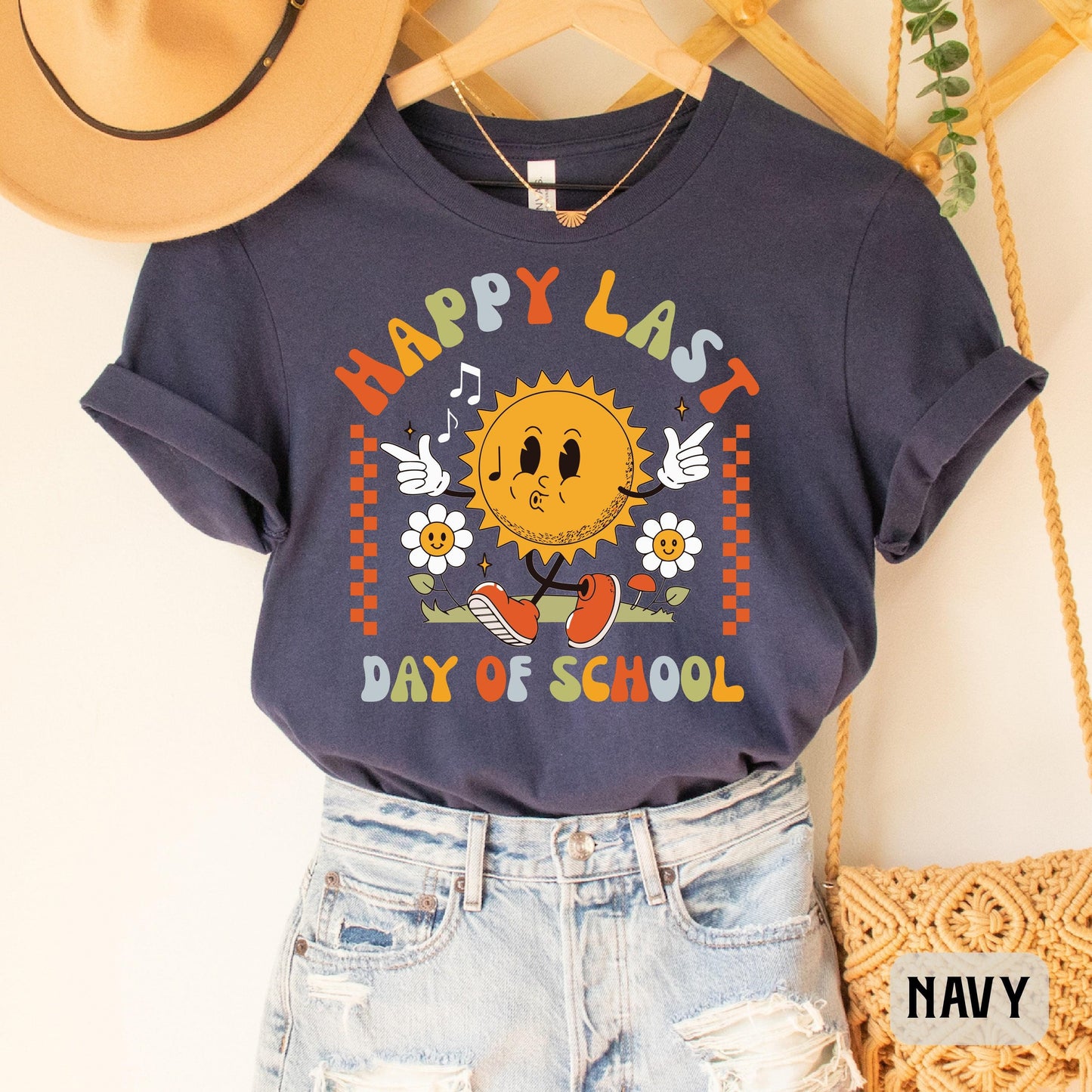 Happy Last Day of School Shirt Teacher Life Gift Funny Teacher Shirt End Of School Shirt School Life Shirt