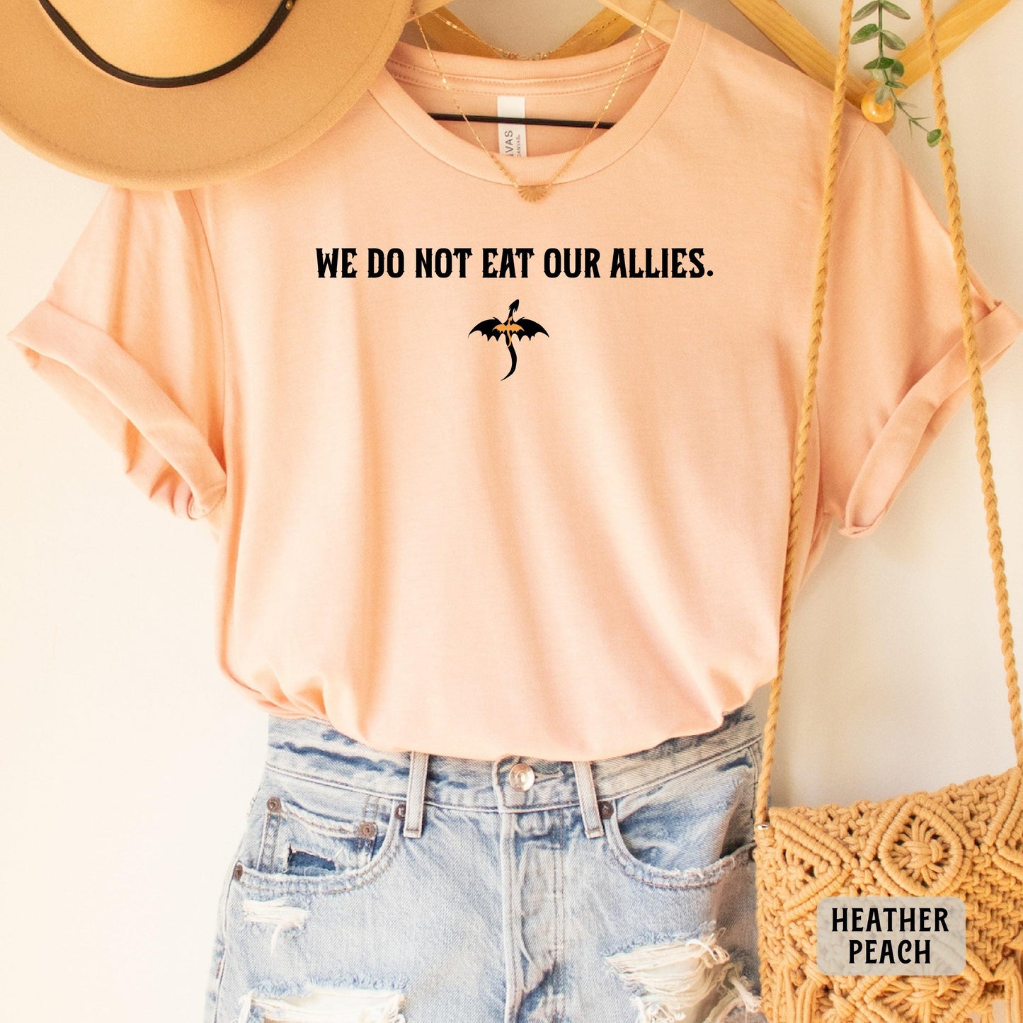 We Do Not Eat Our Allies Shirt Dragon Rider Shirt Basgiath War College Shirt Fourth Wing Shirt Book Lover Gift