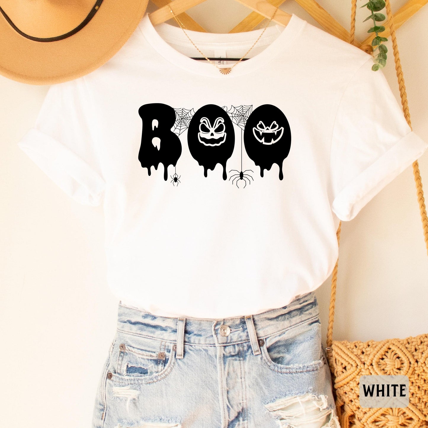 Halloween Boo Shirt Pumpkin Shirt Trick or Treat Shirt Ghost Shirt Halloween Lover Gift