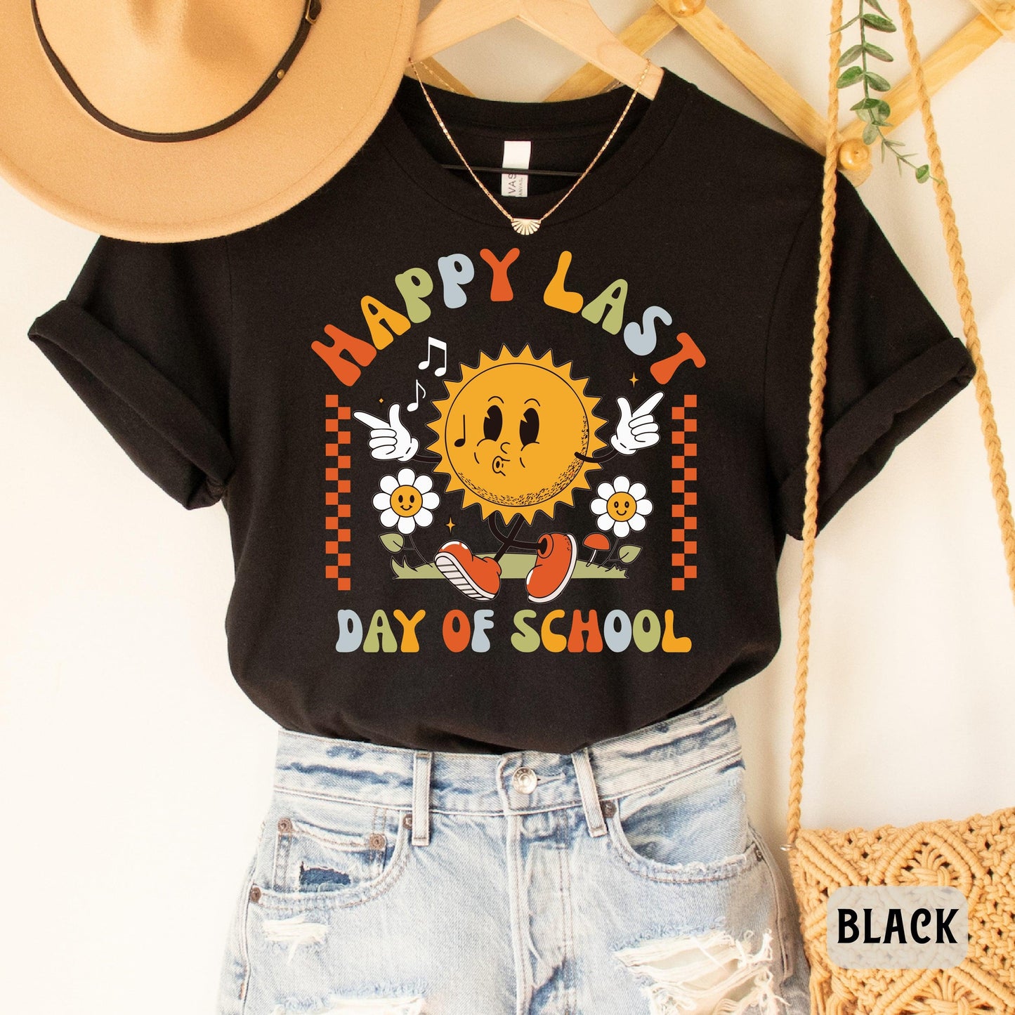 Happy Last Day of School Shirt Teacher Life Gift Funny Teacher Shirt End Of School Shirt School Life Shirt