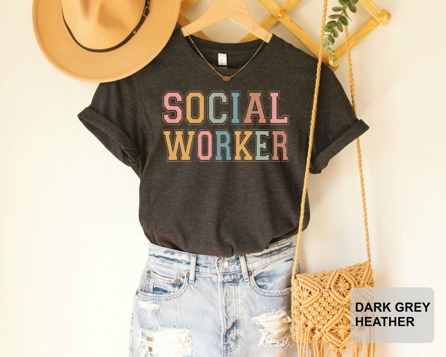 Social Worker Shirt LSW Gift Social Worker Appreciation LCSW MSW Shirt Caring Social Worker Shirt