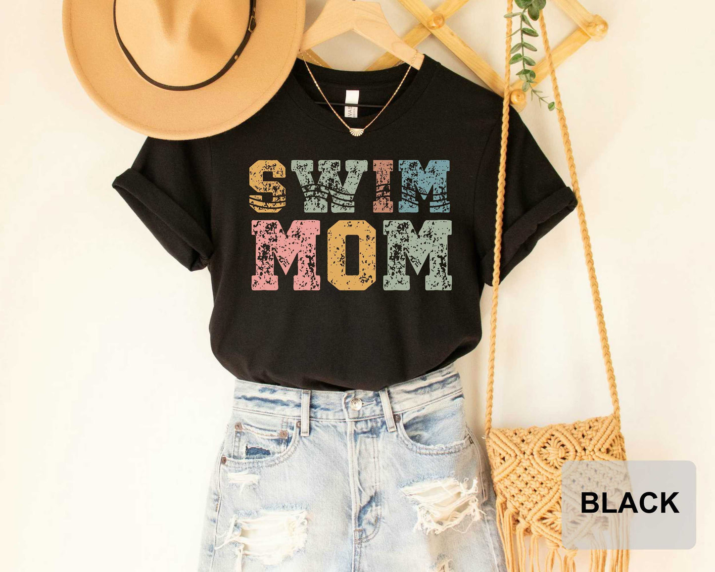 Swim Mom Shirt Womens Swim T-Shirt Sports Mom Shirt Gift for Mom Funny Mom T-shirt Mom Life