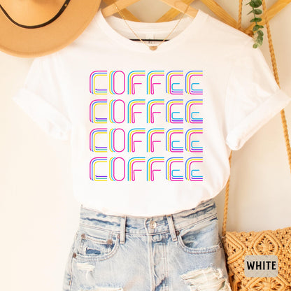 Coffee Lover Shirt Workout Shirt Coffee Addict Shirt Barista Shirt Coffee Shop Shirt