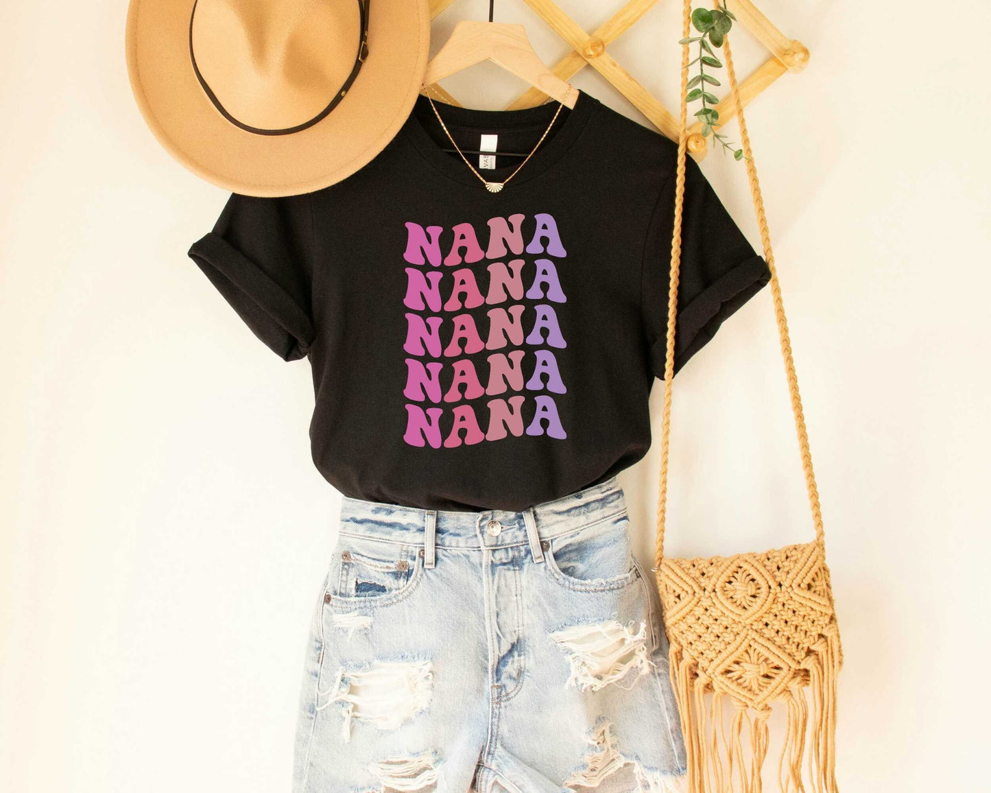 Retro Nana Shirt Vintage Nana Shirt New Nana Gift Nana Boho Shirt