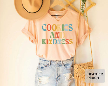 Cookie Lover Shirt Cookies and Kindness Shirt Choose Kindness Shirt Bakery Shirt