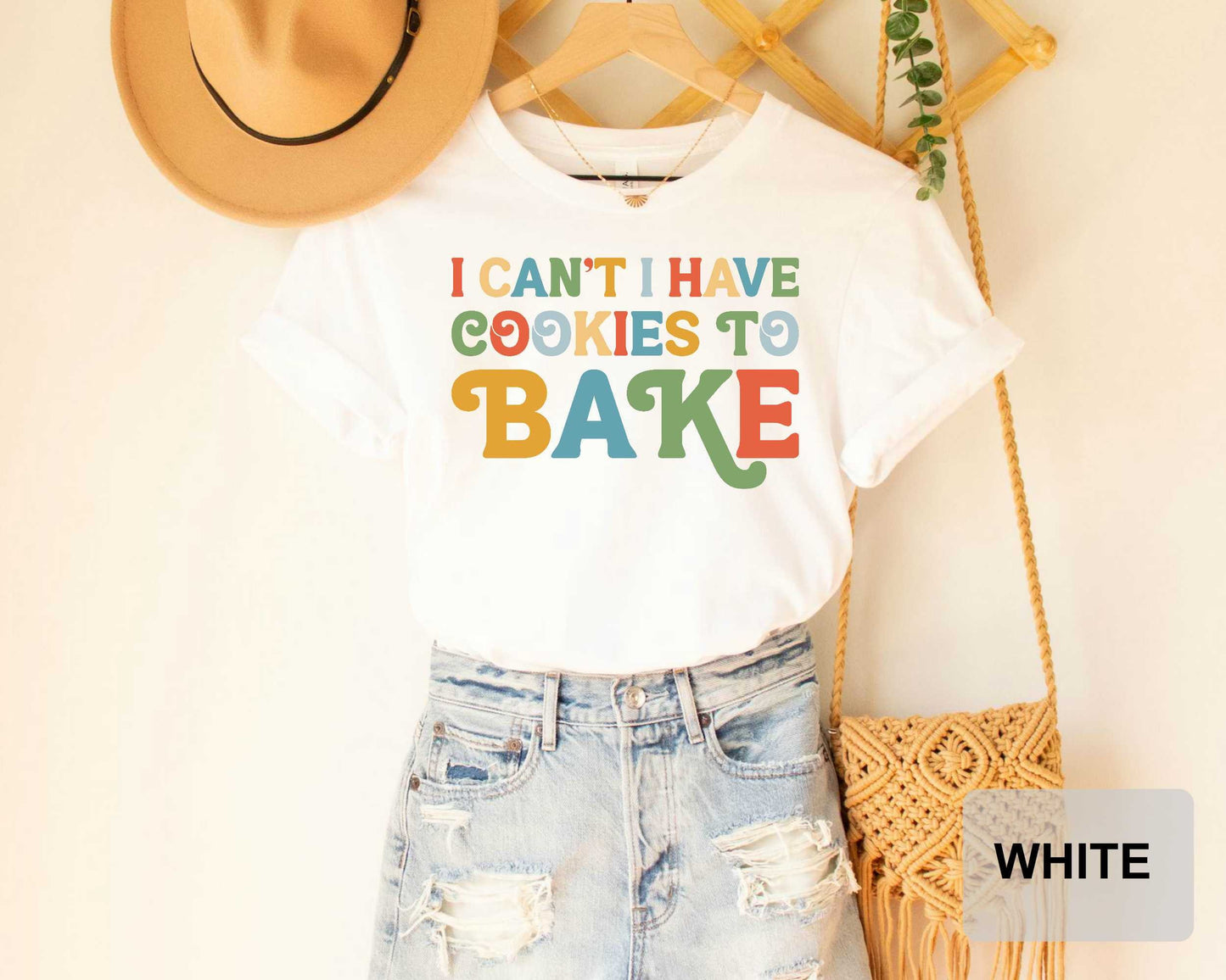 Pastry Chef Shirt I Can't I Have Cookies to Bake Shirt Cake Baker Shirt Baking Lover Shirt