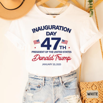 47th US President Inauguration Shirt President Donald Trump Shirt Trump Election Victory Shirt Trump Vance 2025 Shirt