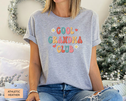 Cool Grandma Club Shirt Gift For New Grandmother Best Grandma Shirt Grandmother Shirt