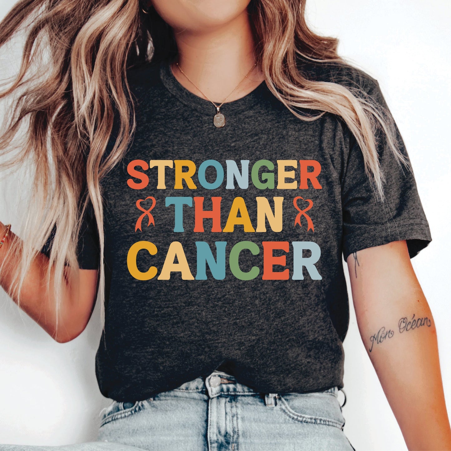 Cancer Warrior Shirt Stronger Than Cancer Shirt Breast Cancer Awareness Shirt Chemo Shirt Gift For Cancer Survivor