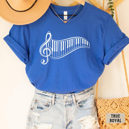 Keyboard Piano Shirt Music Lover Shirt Piano Teacher Shirt Pianist Shirt Piano Keys Shirt