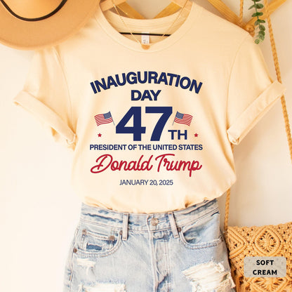 47th US President Inauguration Shirt President Donald Trump Shirt Trump Election Victory Shirt Trump Vance 2025 Shirt