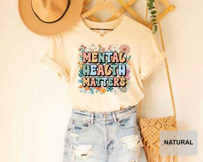 Mental Health Matters Shirt Counselor Shirt Anxiety Shirt Inspirational Shirt Psychologist Shirt