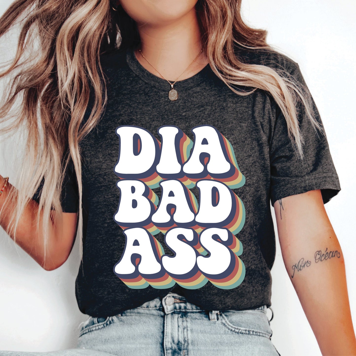 Sarcastic Diabetes Awareness Shirt Diabadass Shirt  Type 1 Diabetic Shirt Diabetes Warrior Gift Diabetes Survivor Shirt