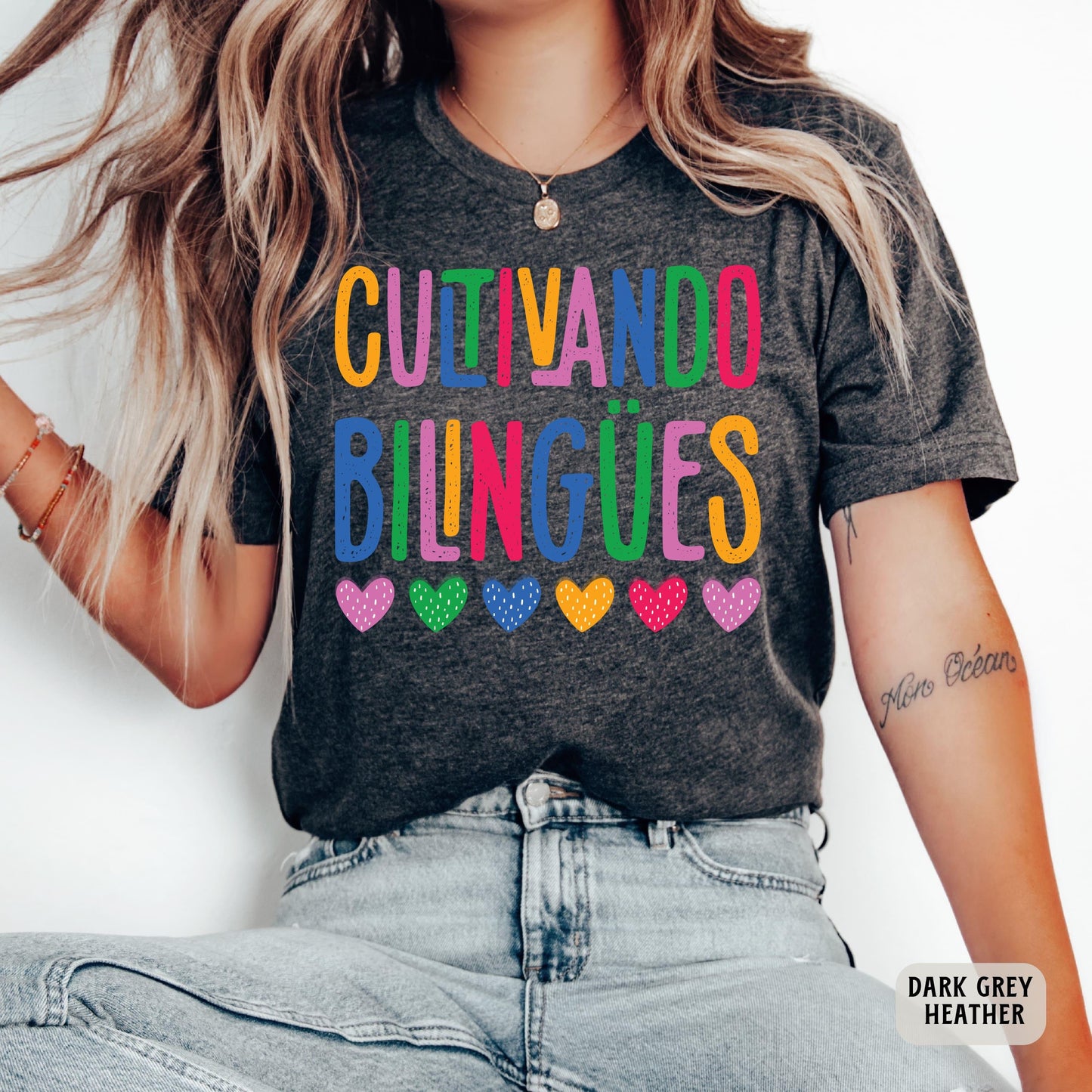 Cultivando Bilingües Shirt Maestra Shirt Bilingual Teacher Shirt Dual Language Shirt Spanish Teacher Shirt