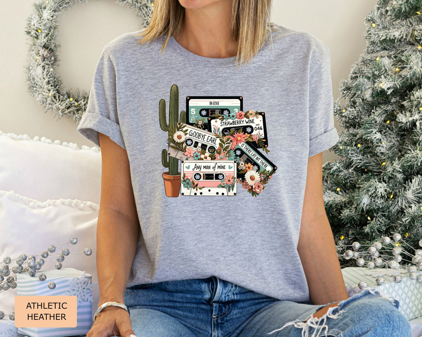 Country Music Cassettes Shirt Western 90s Vintage Music Shirt Cowgirl Shirt Vintage Inspired Concert Shirt