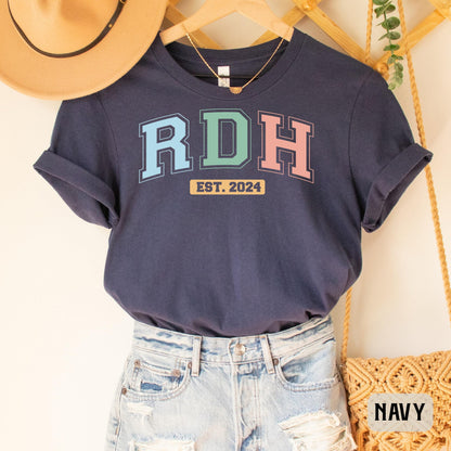 Custom RDH Year Shirt RDH Graduation Gift Dental Hygiene Shirt Dental Student Shirt