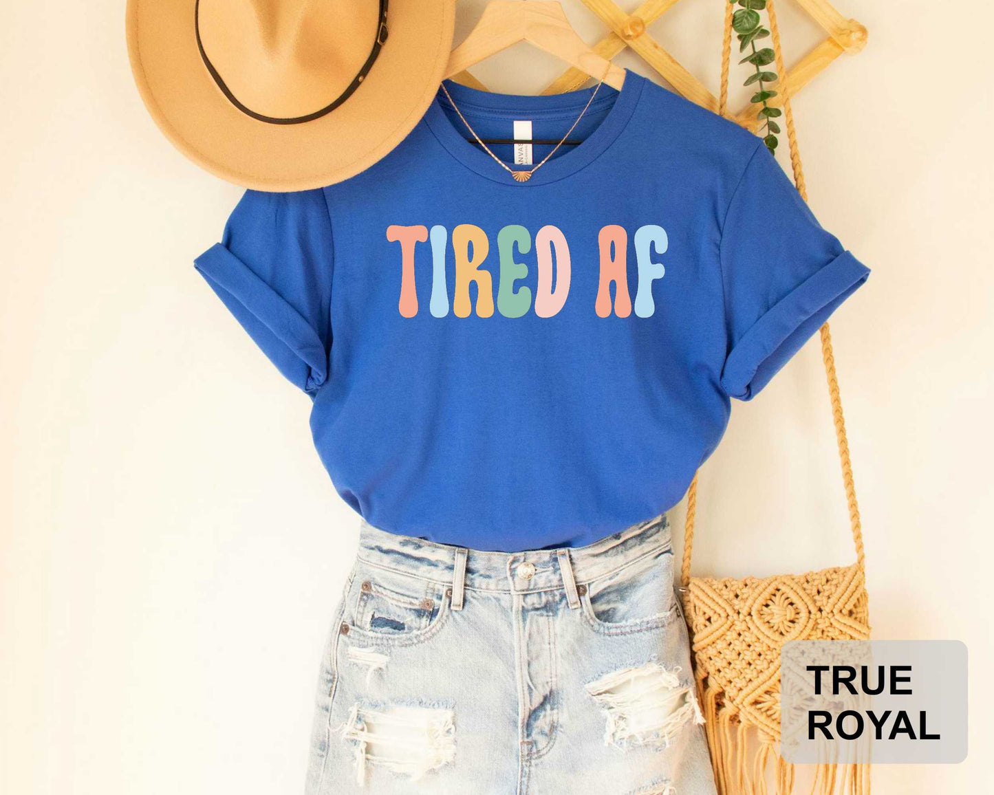 Tired AF Shirt Mom Life Shirt Mother's Day Gift Cute Mom Shirt Sarcastic Mom Shirt