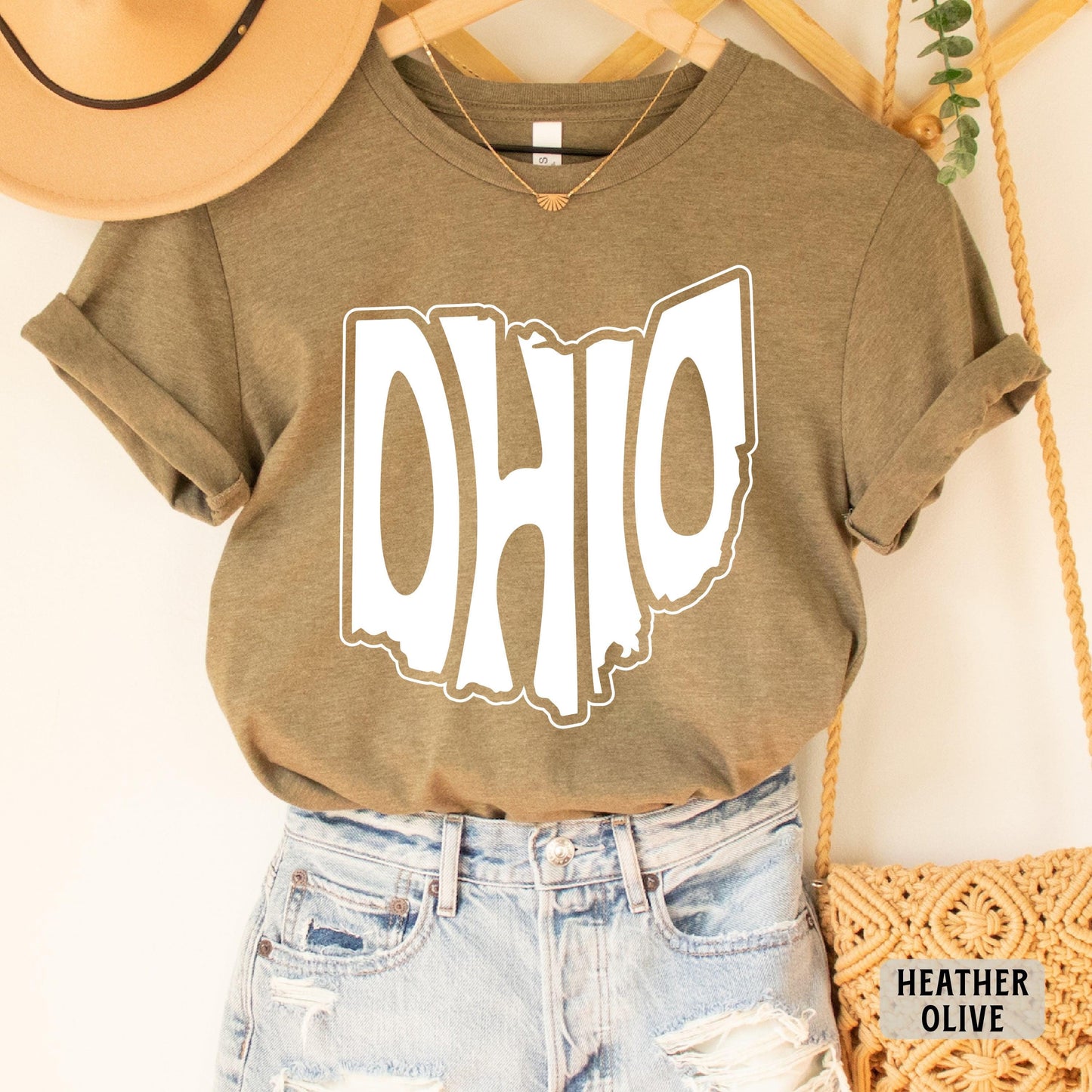 Ohio State Shirt Ohio Lovers Gift Ohie Pride Shirt Ohio Map Silhouette Shirt