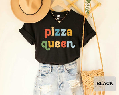 Pizza Queen Shirt Funny Food Shirt Pizza Lover Shirt Pizza Maker Shirt