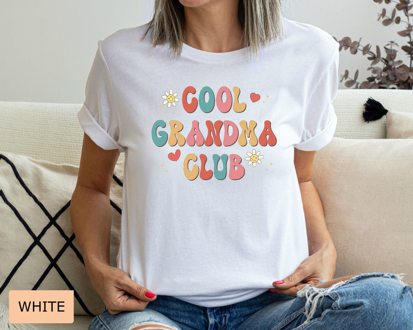 Cool Grandma Club Shirt Gift For New Grandmother Best Grandma Shirt Grandmother Shirt