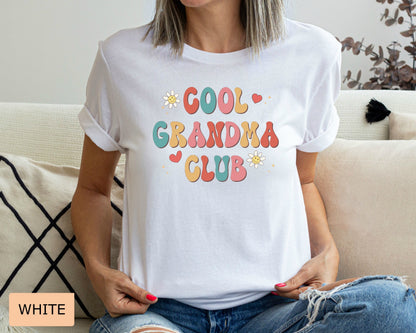 Cool Grandma Club Shirt Gift For New Grandmother Best Grandma Shirt Grandmother Shirt
