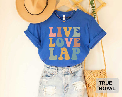 Live Love Lap Shirt Swimming Lover Swim Team Clothing Swimmer Shirt Gift for Swimming Coach Shirt