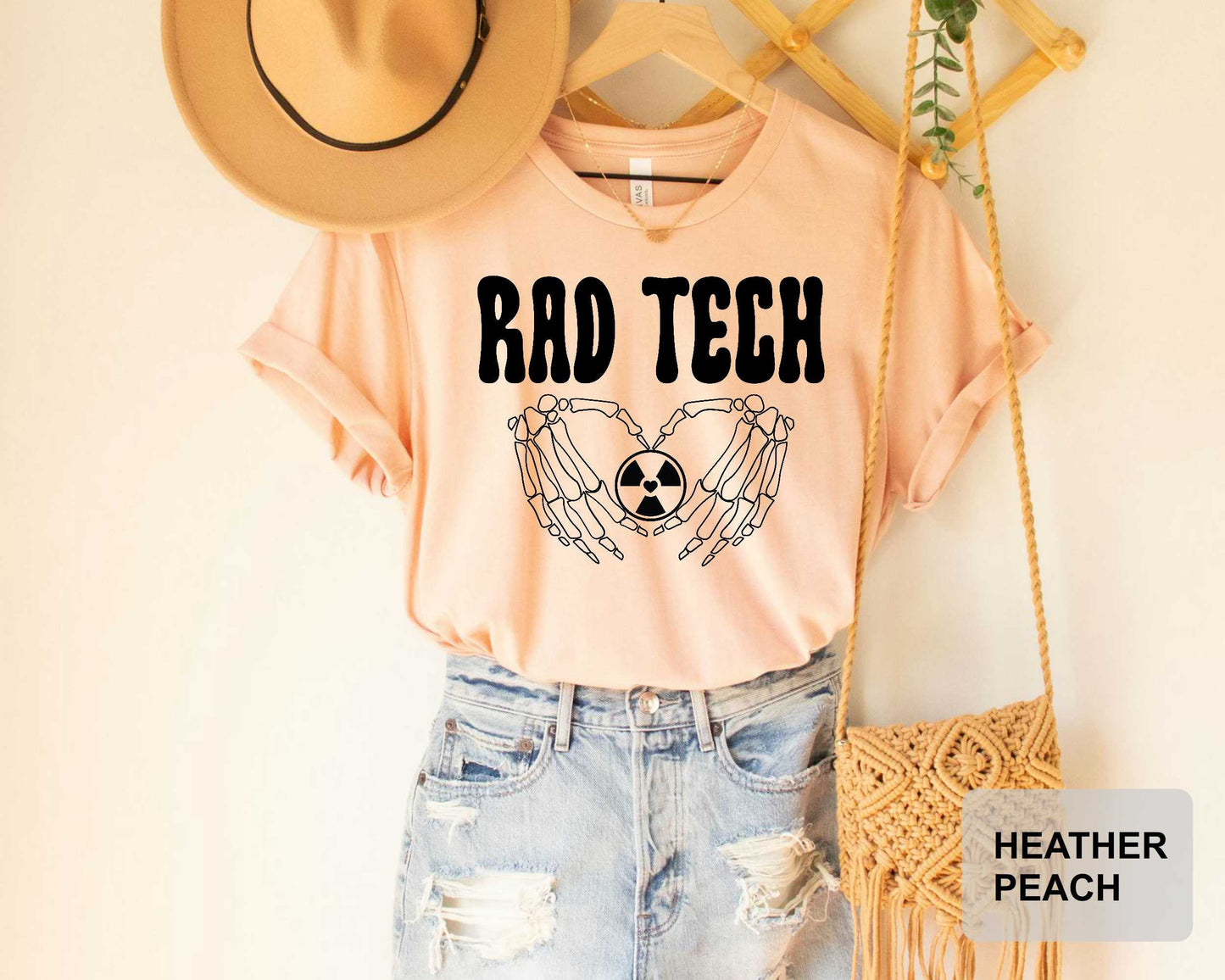 Rad Tech Shirt Radiology Technologist Graphic T-Shirt Xray Shirt Radiology Life Skeleton Hand Shaka Shirt