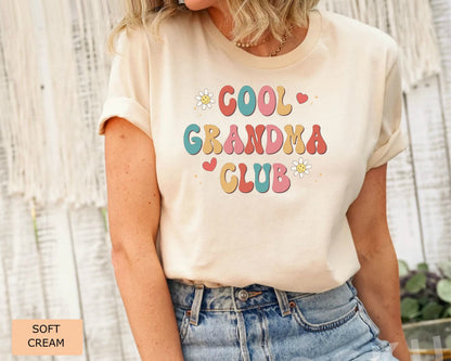Cool Grandma Club Shirt Gift For New Grandmother Best Grandma Shirt Grandmother Shirt
