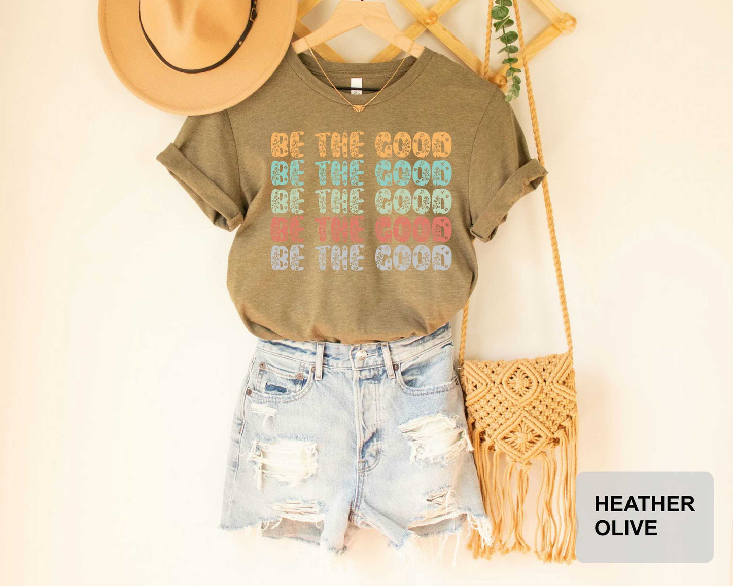 Be The Good Shirt Inspiration Shirt Be Kind Gift Positive Kindness Shirt Good Vibes Shirt