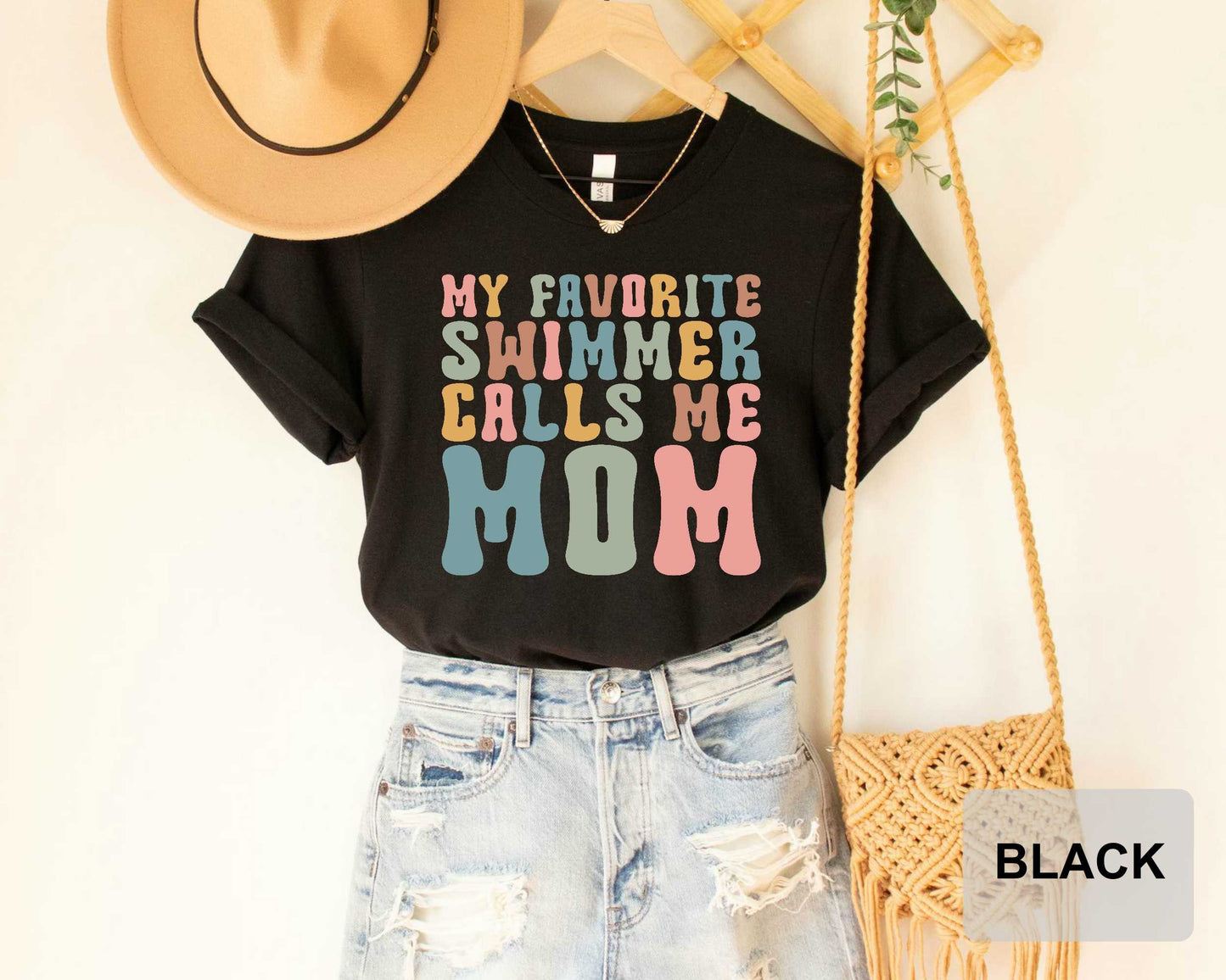 My Favorite Swimmer Calls Me Mom Shirt Swimmer Mom Gift for Mom Swimming Shirt Swiming Lover Shirt