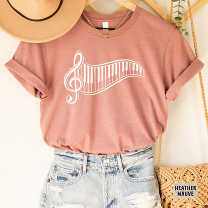 Keyboard Piano Shirt Music Lover Shirt Piano Teacher Shirt Pianist Shirt Piano Keys Shirt