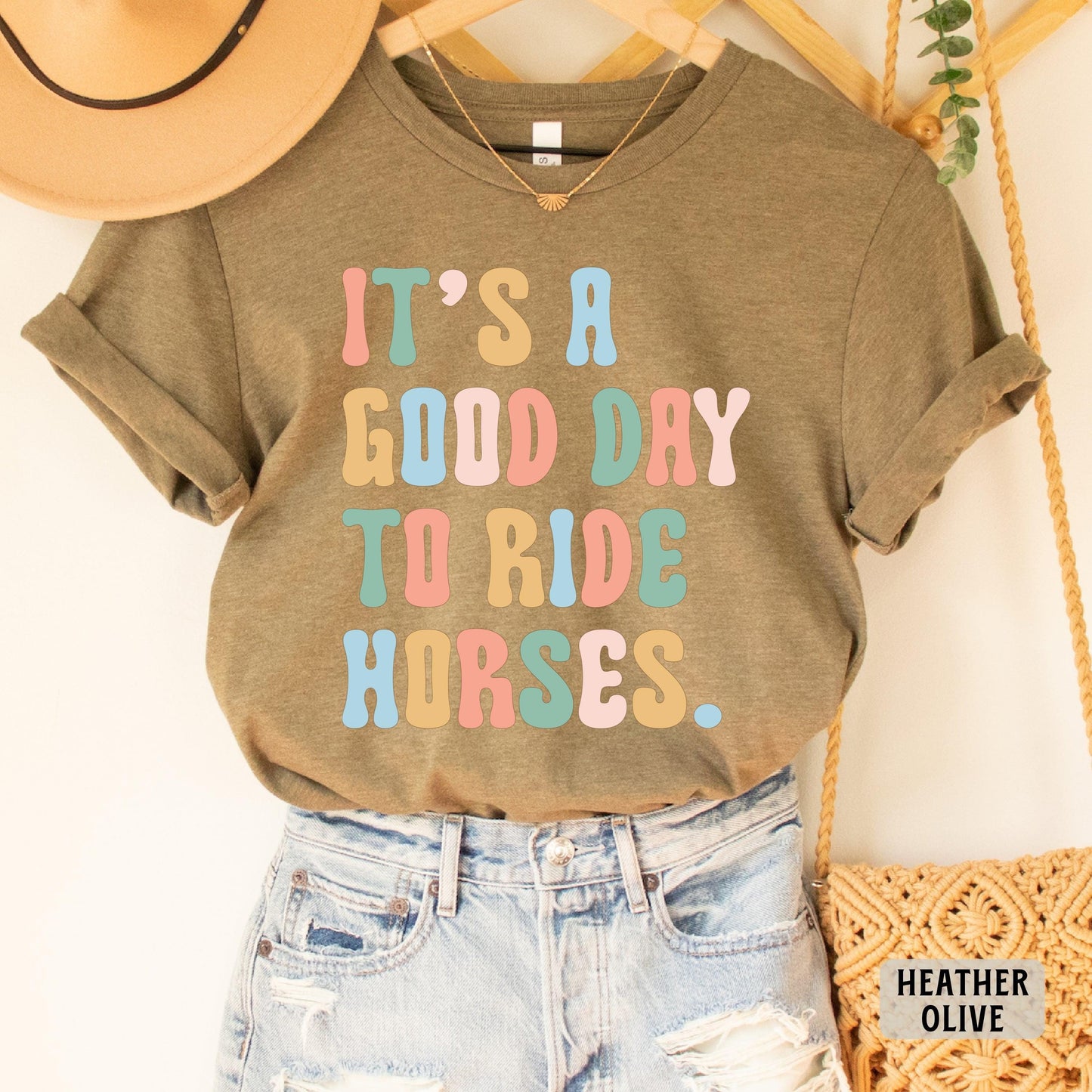 Country Shirt It’s A Good Day To Ride Horses Shirt Animal Lover Shirt Cowgirl Shirt Farm Animal Shirt