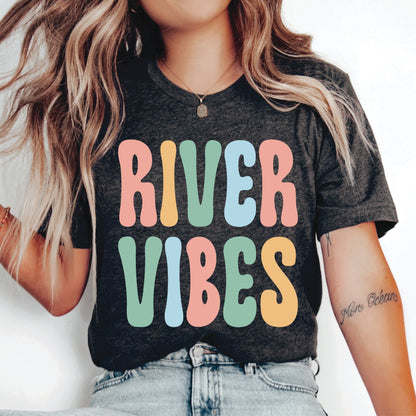 River Vibes Shirt Boating Shirt Vacation Shirt River Life Shirt Pontoon Shirt River Lover Gift